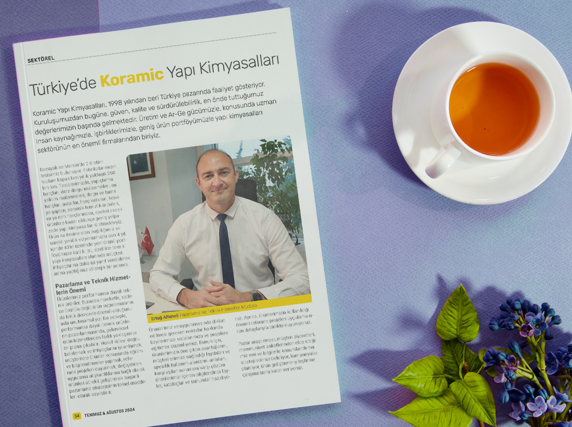 Türkiyede Koramic Yapı Kimyasalları